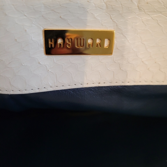 Hayward Canvas and Python Tote - Picture 10 of 12